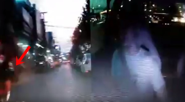 คลิปมอเตอร์ไซค์ชนเก๋งตัวปลิว