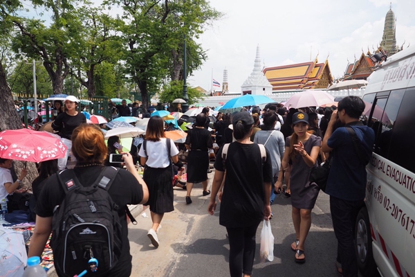 เส้นทางพิธีเคลื่อนพระบรมศพ พระเจ้าอยู่หัวในพระบรมโกศ