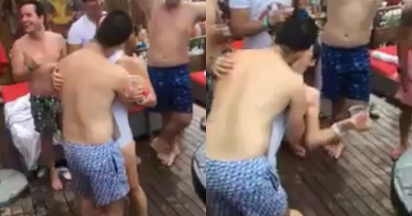 สาวสุดช้ำต้องยกเลิกงานแต่ง หลังโผล่คลิปจูบหนุ่มแปลกหน้าในปาร์ตี้สละโสด 