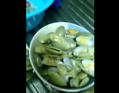 กลโกงแม่ค้าขายหอยลาย