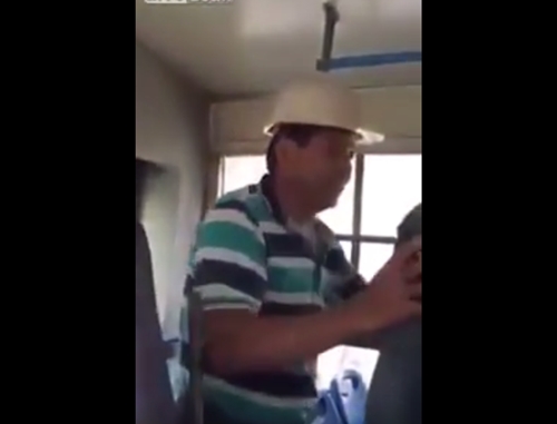 ลุงกระหน่ำตบหญิงบนรถเมล์ไม่ยั้ง ฉุนไม่แบ่งที่นั่งให้คนอื่น