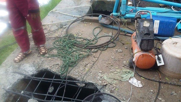 สลด คนงานลอกท่อรีสอร์ทดังเขาใหญ่ ขาดอากาศหายใจตาย 3 สาหัส 3