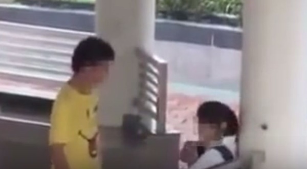 คลิปประจาน คู่รักนักเรียนมีเซ็กส์ในสวนสาธารณะ แบบไม่แคร์ใคร