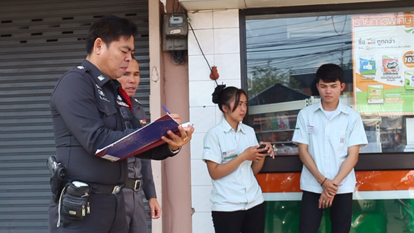 เซเว่นฯ เมืองศรีสะเกษ บึ้ม ! ระเบิดไม่หยุด พนักงาน-ลูกค้า หนีตายวุ่น