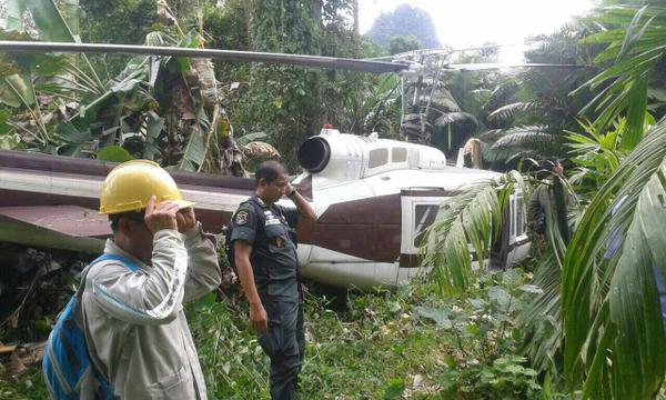 เฮลิคอปเตอร์ ตชด. ตก