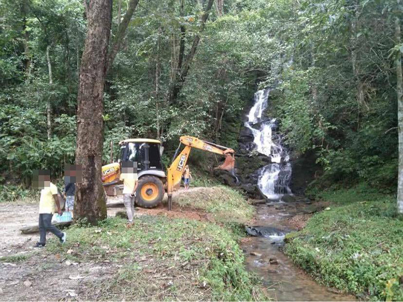 จวกสนั่น เขาสกปรับพื้นที่