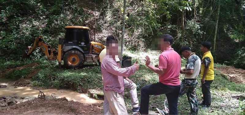 จวกสนั่น เขาสกปรับพื้นที่