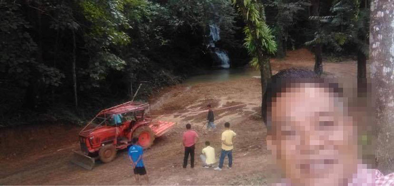 จวกสนั่น เขาสกปรับพื้นที่