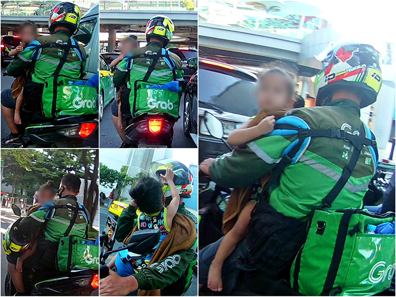 ภาพข่าว คนขับแกร็บพ่อลูกอ่อน