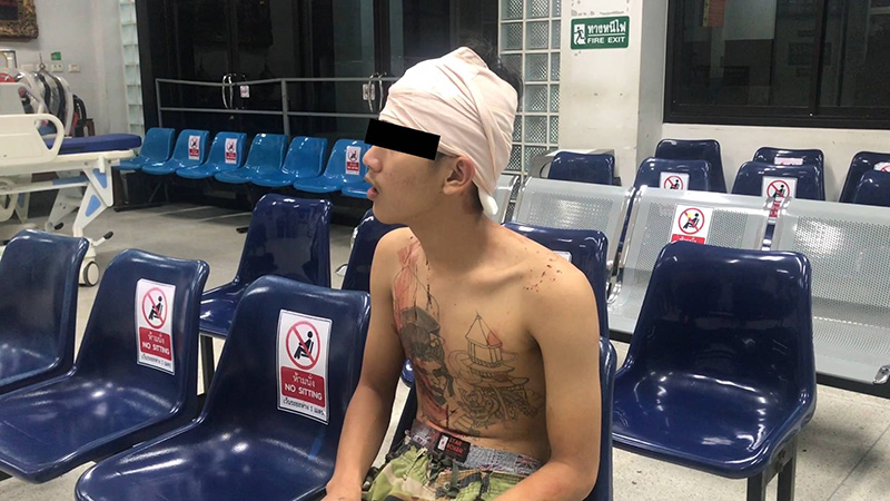 วัยรุ่นตีกันในโรงพยาบาล