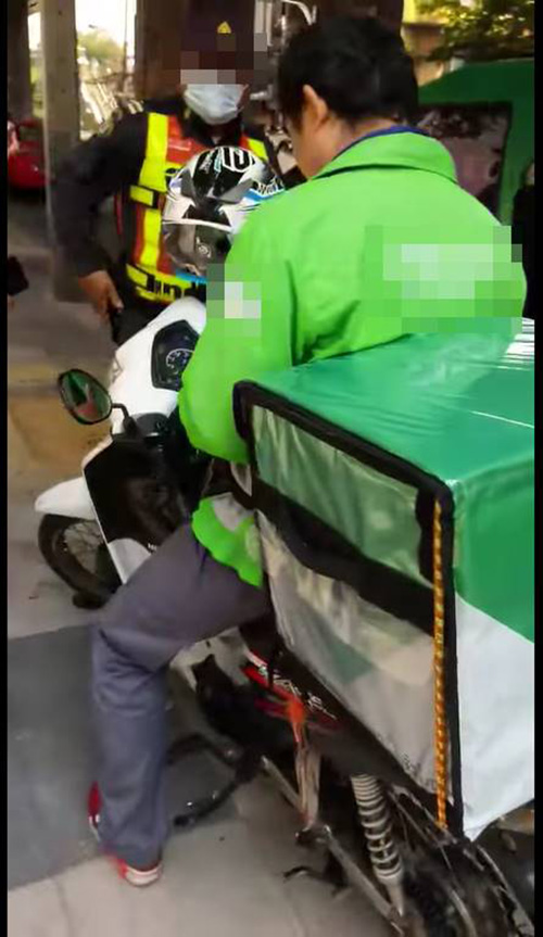 หนุ่มเดลิเวอรี่ ฟาดปากเทศกิจ