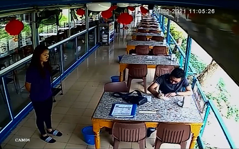 ลูกค้า กินอาหารไม่จ่าย 9 ชั่วโมง