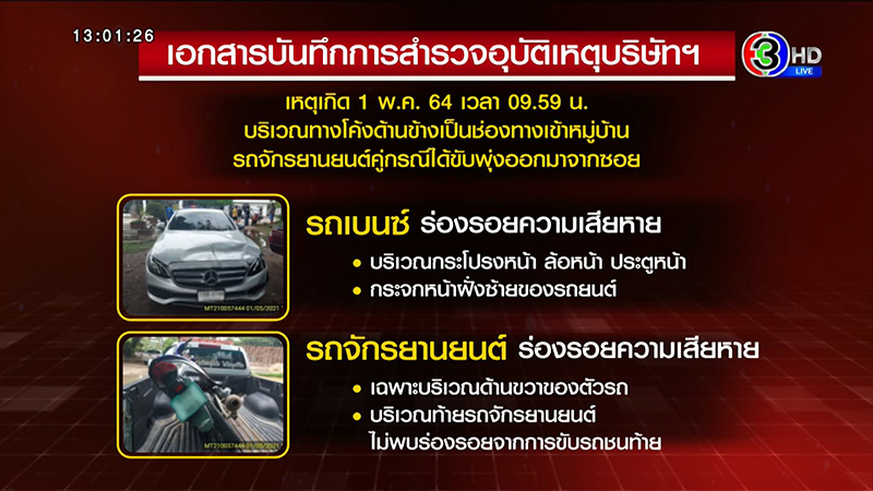 แม่ นศ. ถูกเบนซ์ชนดับ ร่ำไห้ 