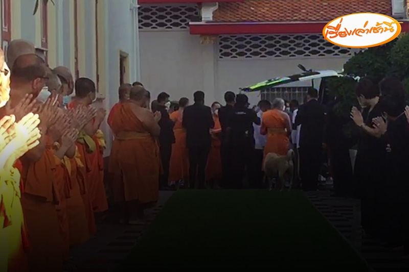 ลูกศิษย์แห่รอรับสรีระสังขาร สมเด็จช่วง 