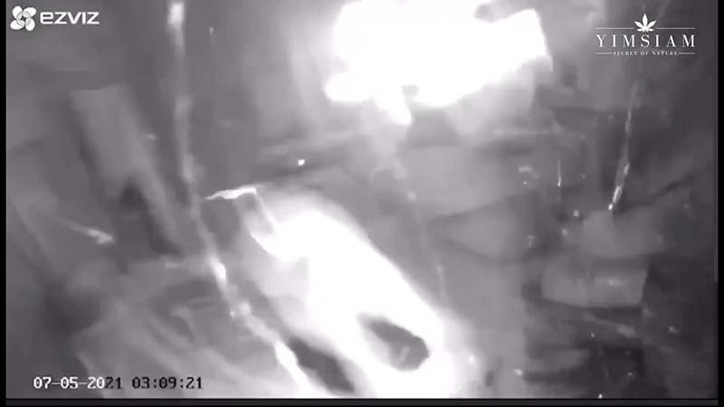 คลิปคนนั่งดูทีวีในบ้าน เจอแรงระเบิดโรงงาน