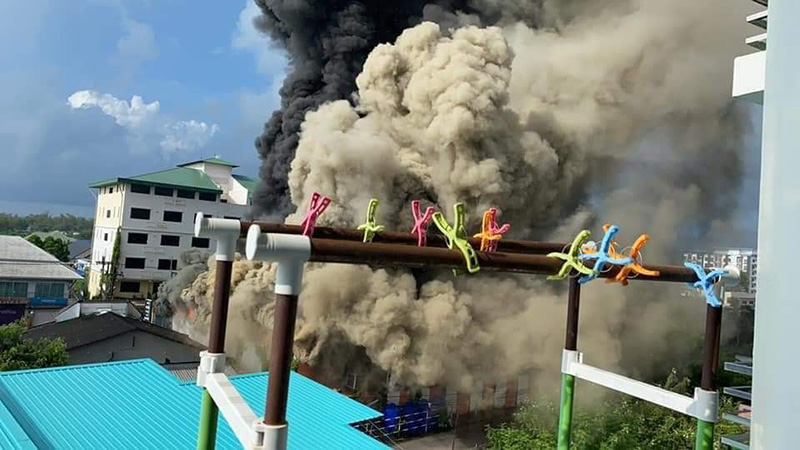 ไฟไหม้ผับดังกลางเมืองระยอง