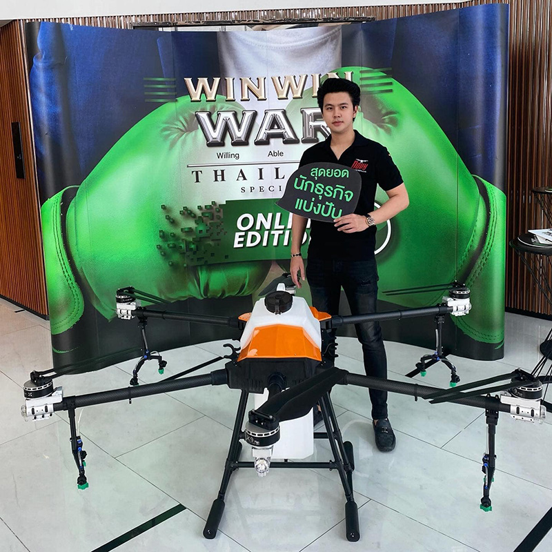 แม็ค กฤตธัช CEO ทีมโดรน