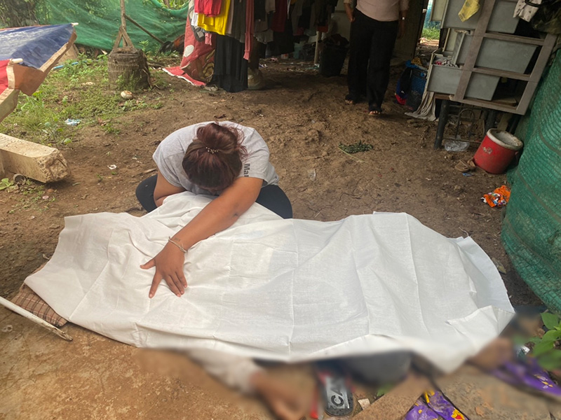 หนุ่มดับชีวิต เห็นชายอื่นทักหาเมีย ตัดพ้อ