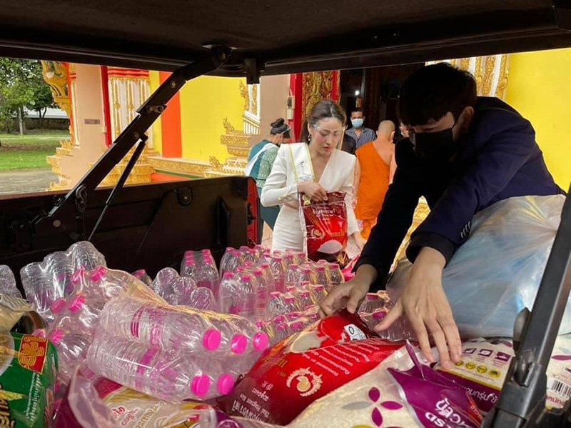 มิสแกรนด์สุโขทัย ลงพื้นที่น้ำท่วม