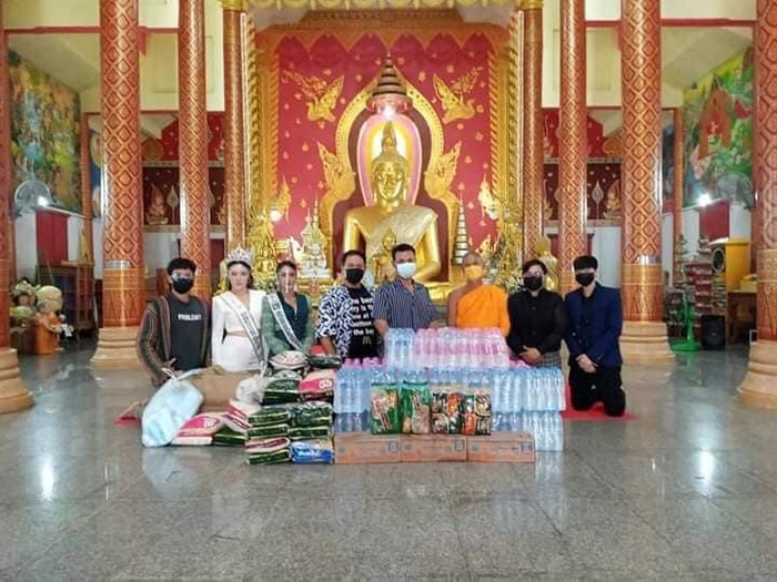 มิสแกรนด์สุโขทัย ลงพื้นที่น้ำท่วม