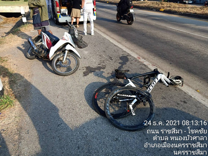  คู่กรณีขับรถชนเมินไม่รับผิด