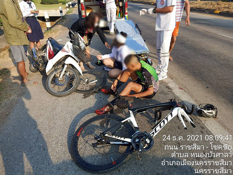  คู่กรณีขับรถชนเมินไม่รับผิด