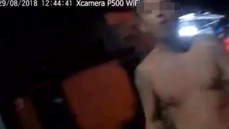 ชายกร่างจัด ฉุนตำรวจเข้าระงับเหตุ 