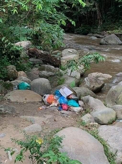 ลำธารหรือที่ทิ้งขยะ