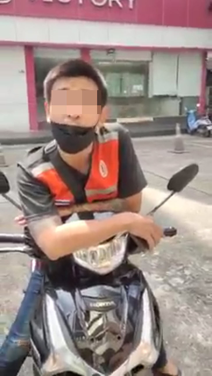 สาวผวา จอดรถดี ๆ เจอวินขี่มาชน สายตาอย่างเคลิ้ม