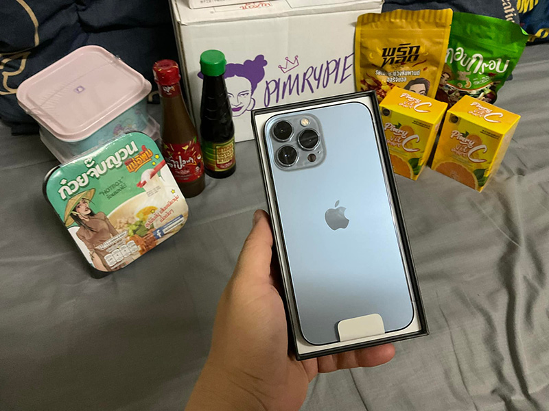 สาวรีวิวสั่งกล่องตัก พิมรี่พาย 