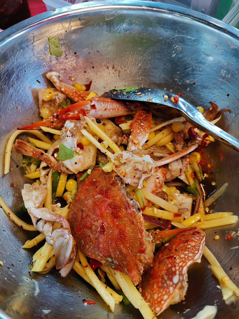 แม่ค้ายำเจอลูกค้าสุดแอดวานซ์ 