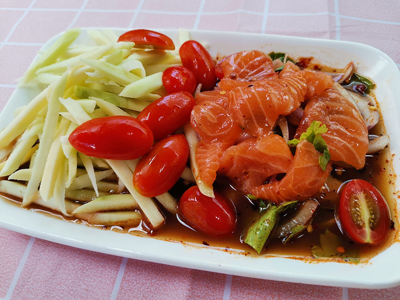 แม่ค้ายำเจอลูกค้าสุดแอดวานซ์ 