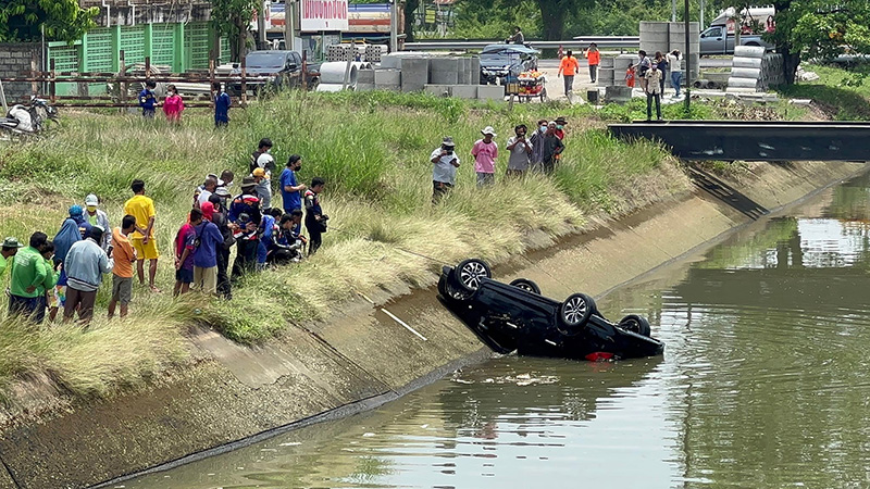 ไหว้ราหูออกมารถหาย เจอจมคลองต่างอำเภอ