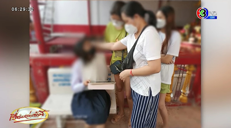 นร. เหยื่อวินหื่น เจ็บหนักมือขยับไม่ได้ แม่ชี้ยังผวา