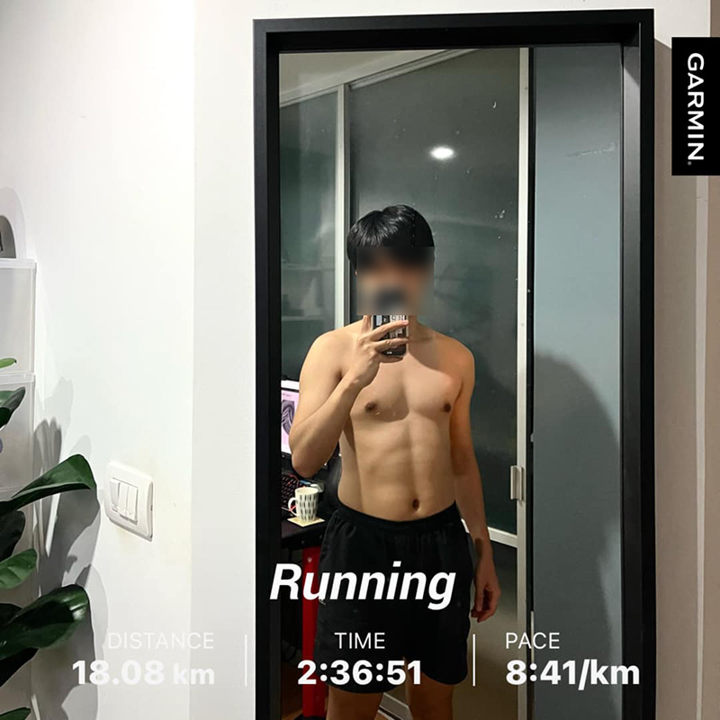 นักวิ่งหนุ่มโพสต์บทเรียน หมดสติตอนซ้อมวิ่ง 