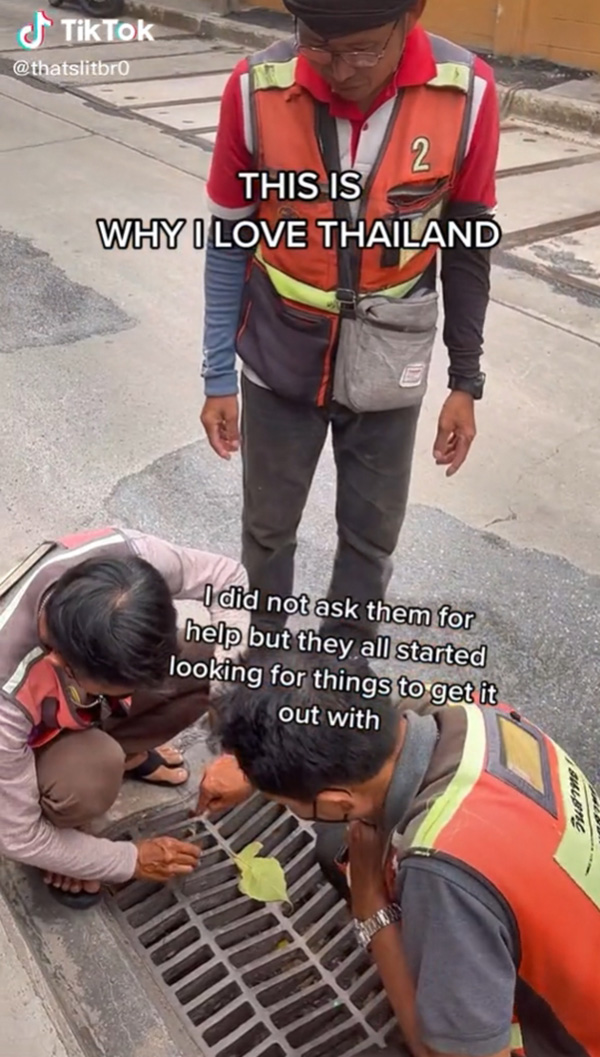 ฝรั่งถึงกับอึ้ง ซึ้งน้ำใจคนไทย 