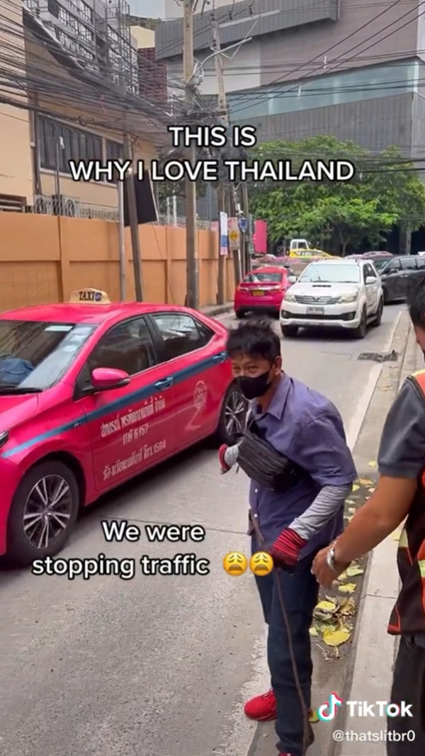 ฝรั่งถึงกับอึ้ง ซึ้งน้ำใจคนไทย 