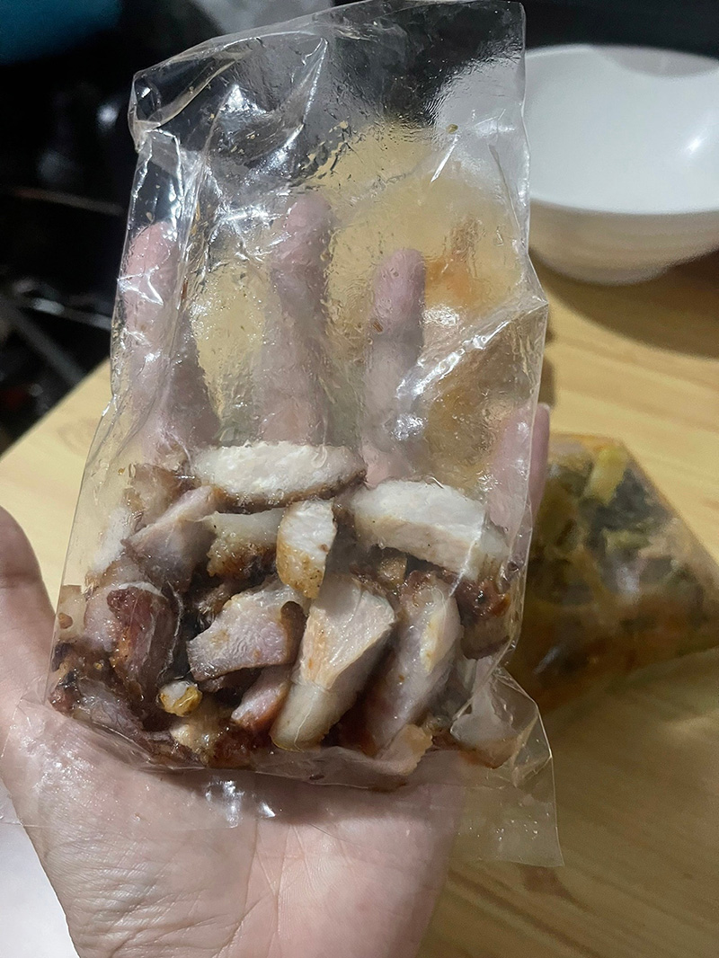 สาวตกใจ โชว์รูปแกงถุง 4 อย่าง