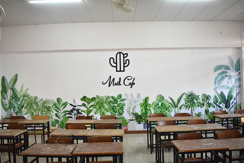 ครูสอนคณิต ผุดไอเดีย แต่งห้องเรียนสไตล์มินิมอล 