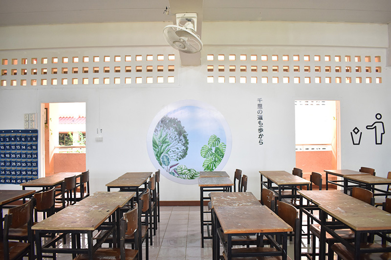 ครูสอนคณิต ผุดไอเดีย แต่งห้องเรียนสไตล์มินิมอล 