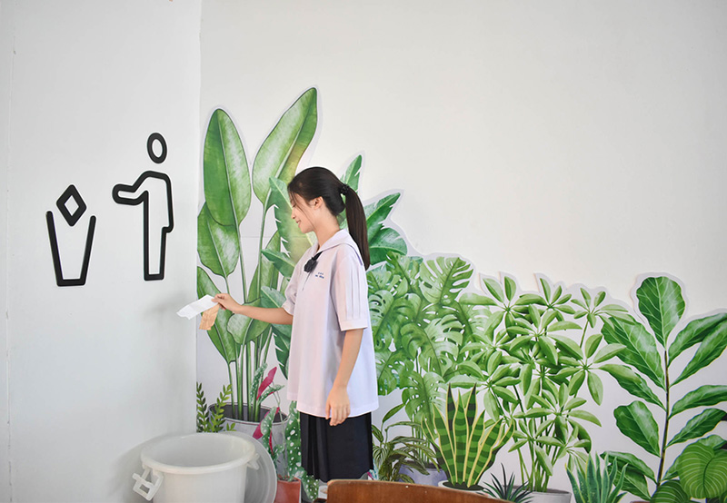 ครูสอนคณิต ผุดไอเดีย แต่งห้องเรียนสไตล์มินิมอล 