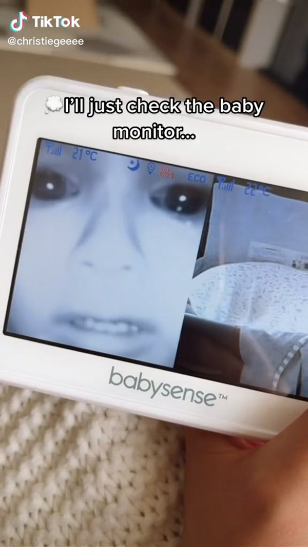 ไวรัล แม่ถึงกับผวา เช็กกล้องส่องลูกน้อยนอนกลางวัน