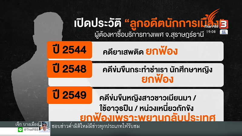 เปิดชื่อลูกชายอดีตนักการเมือง