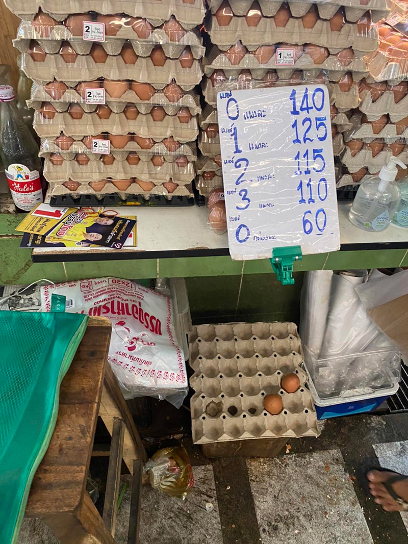 แม่ค้าปล่อยโฮ โดนล่อซื้อขายไข่เกินราคา