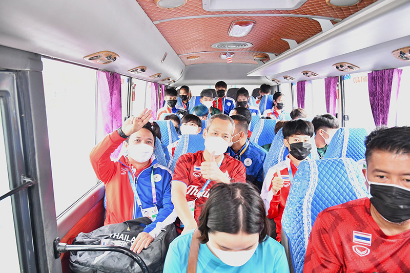 เวียดนาม ให้ทีมฟุตซอลไทย ซีเกมส์ 2021 นั่งอัดคันเดียว 30 คน