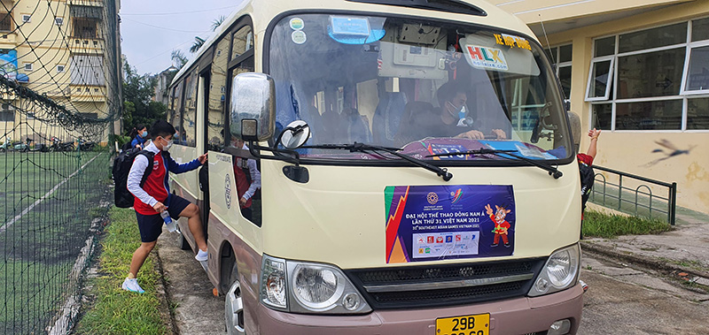 เวียดนาม ให้ทีมฟุตซอลไทย ซีเกมส์ 2021 นั่งอัดคันเดียว 30 คน