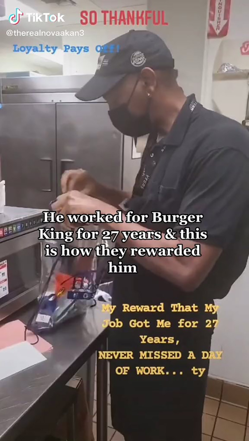 พนง. รีวิวของขวัญ บริษัทตอบแทนทำงาน 27 ปี 