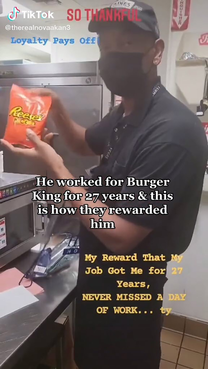 พนง. รีวิวของขวัญ บริษัทตอบแทนทำงาน 27 ปี 