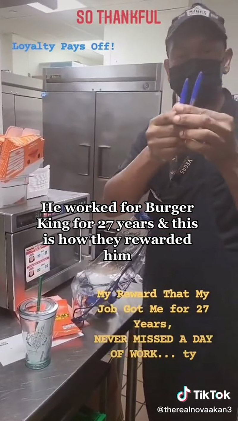 พนง. รีวิวของขวัญ บริษัทตอบแทนทำงาน 27 ปี 