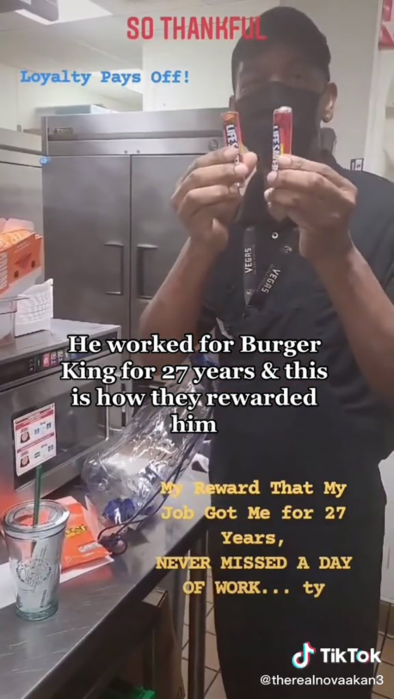 พนง. รีวิวของขวัญ บริษัทตอบแทนทำงาน 27 ปี 